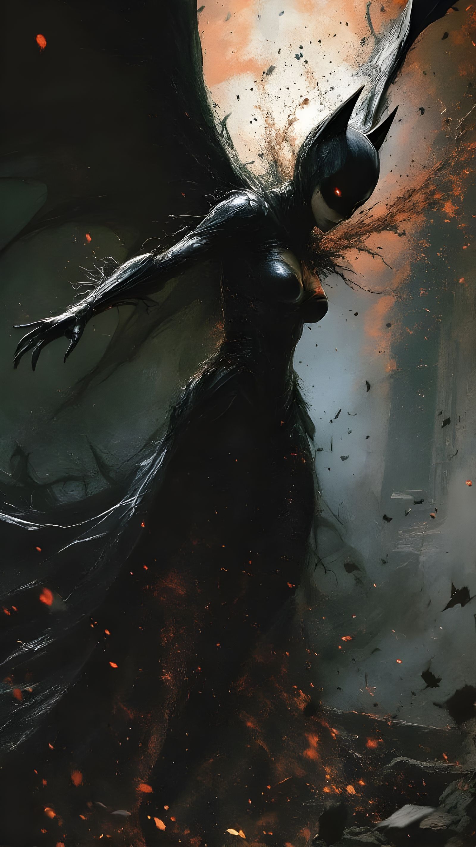 Dark Batgirl Unleashes Evil Fury