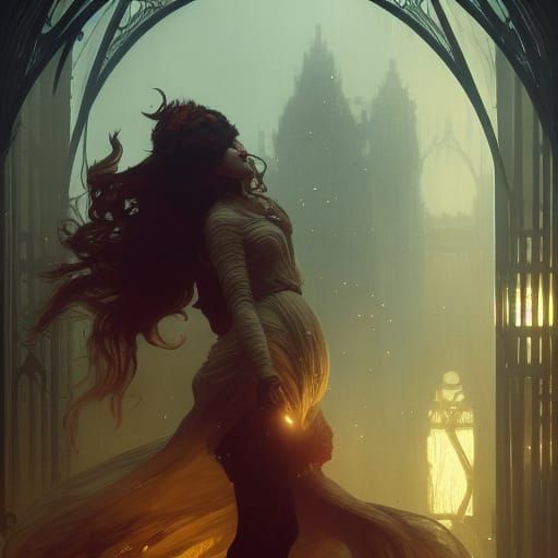 Dark Fantasy Machine Concept Art in 8K