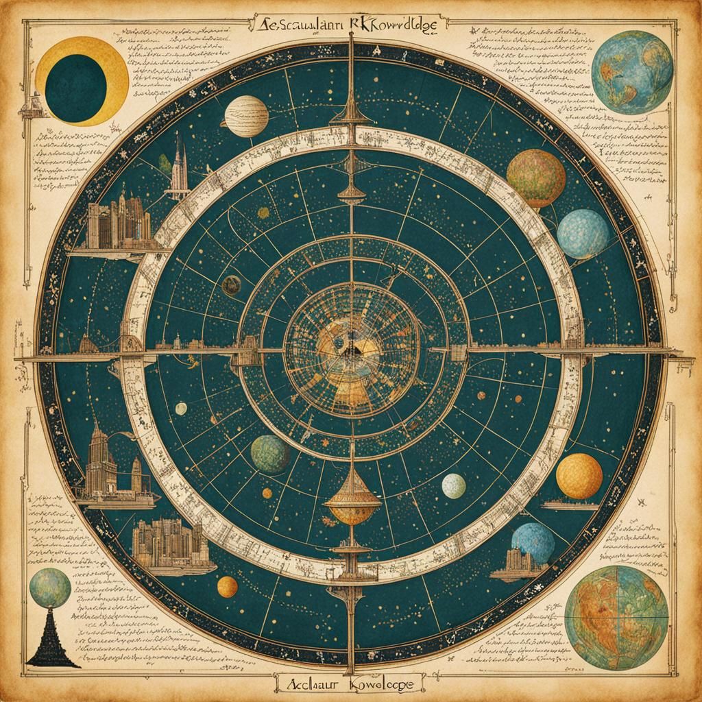 Aesculapian Knowledge Abstract Concept Art