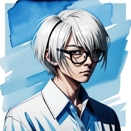 Horror Manga Beach Scene with Cats