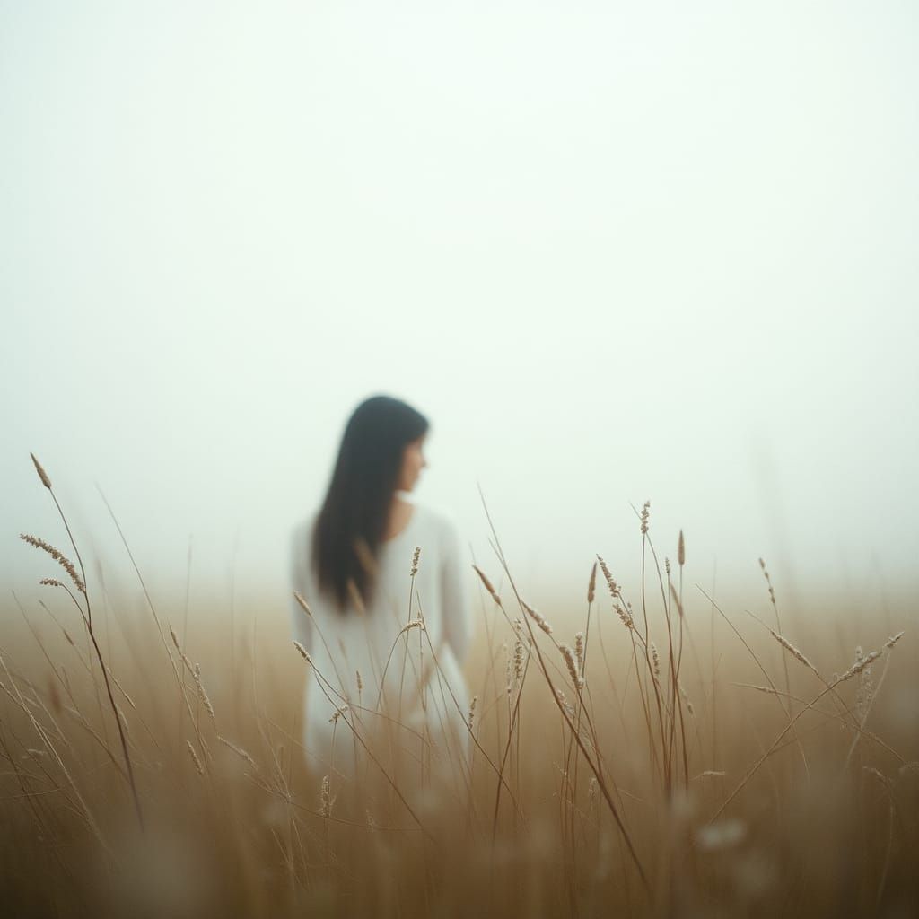 Ethereal Scene Evokes Quiet Contemplation