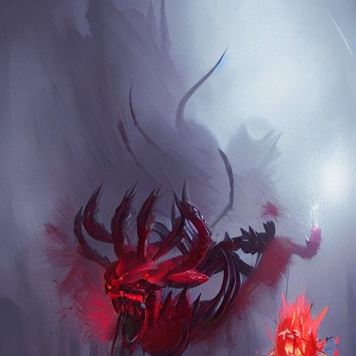 Sinister Buzzwole in Hell, Baroque Style