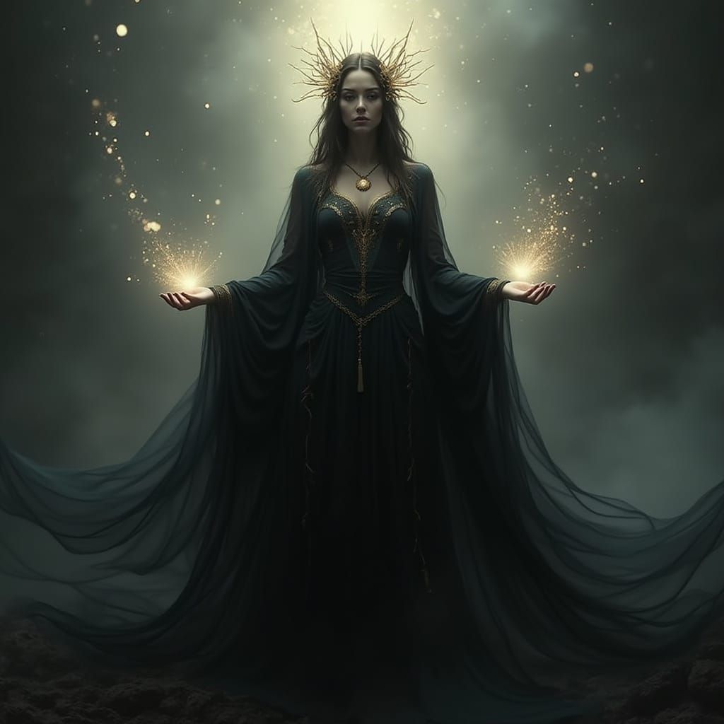 Ethereal Goddess of Light and Radiance