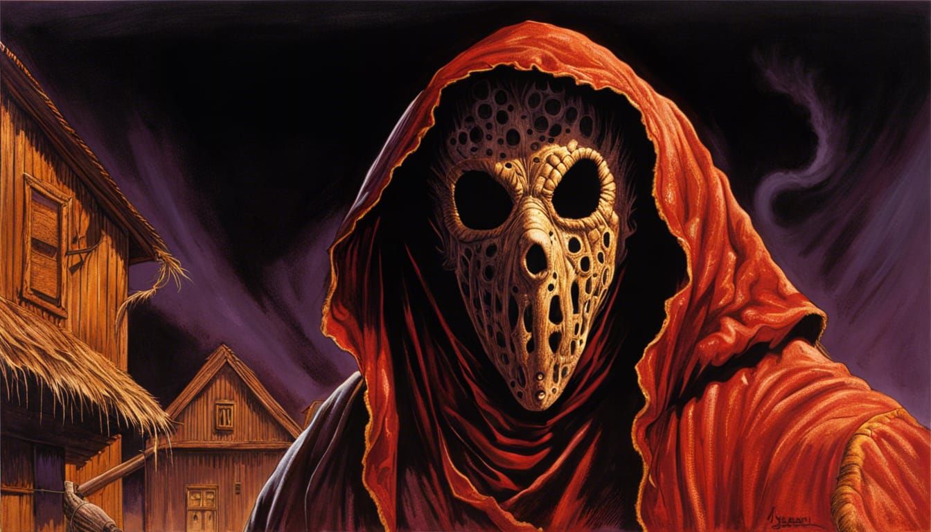 Burlap Sack Killer: Horror Concept Art