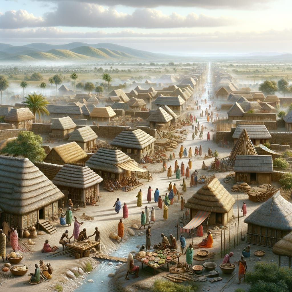 Medieval Bantu Metropolis in Vibrant Detail