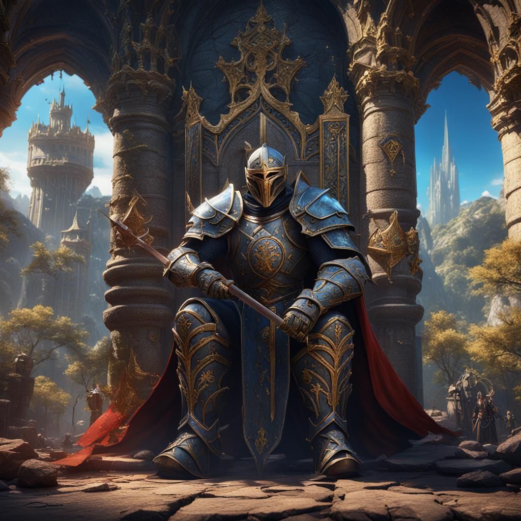 Knights, Warriors, and Heroes: Detailed Matte Painting