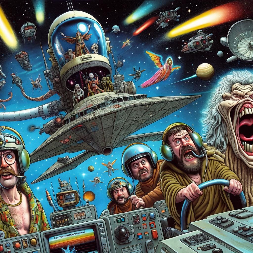 an image inspired by the movie 'Spaceballs'.