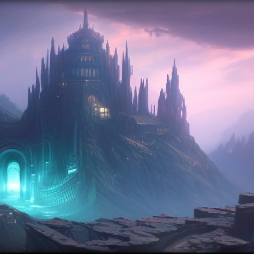 Fantastical Computer Concept Art in Deep Color