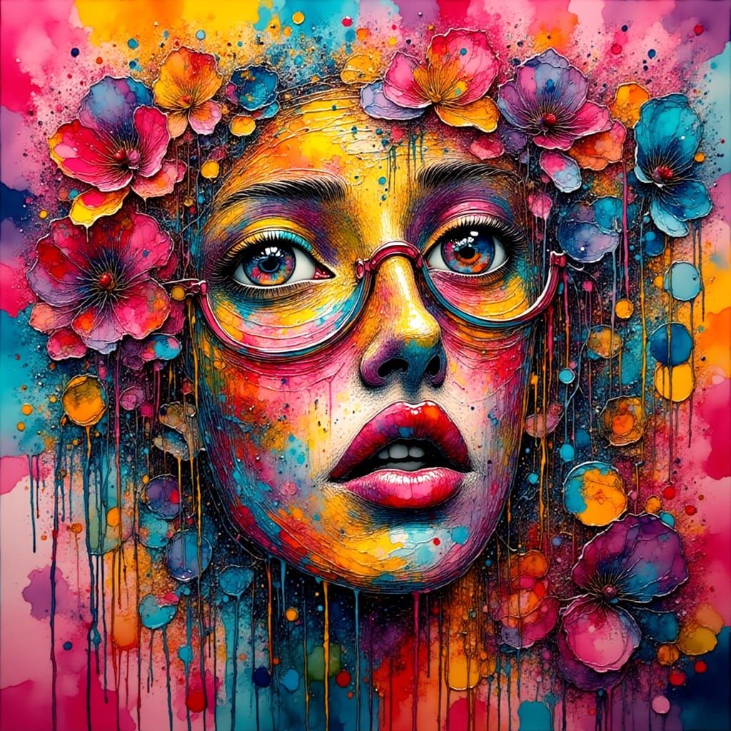 Vibrant Abstract Art in Style of 20th Century Masters