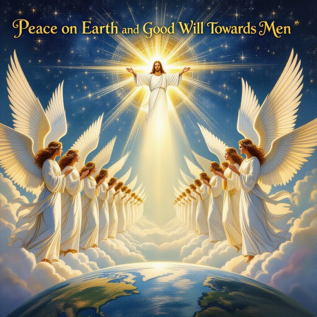 Angelic Path of Light Connecting Heaven and Earth