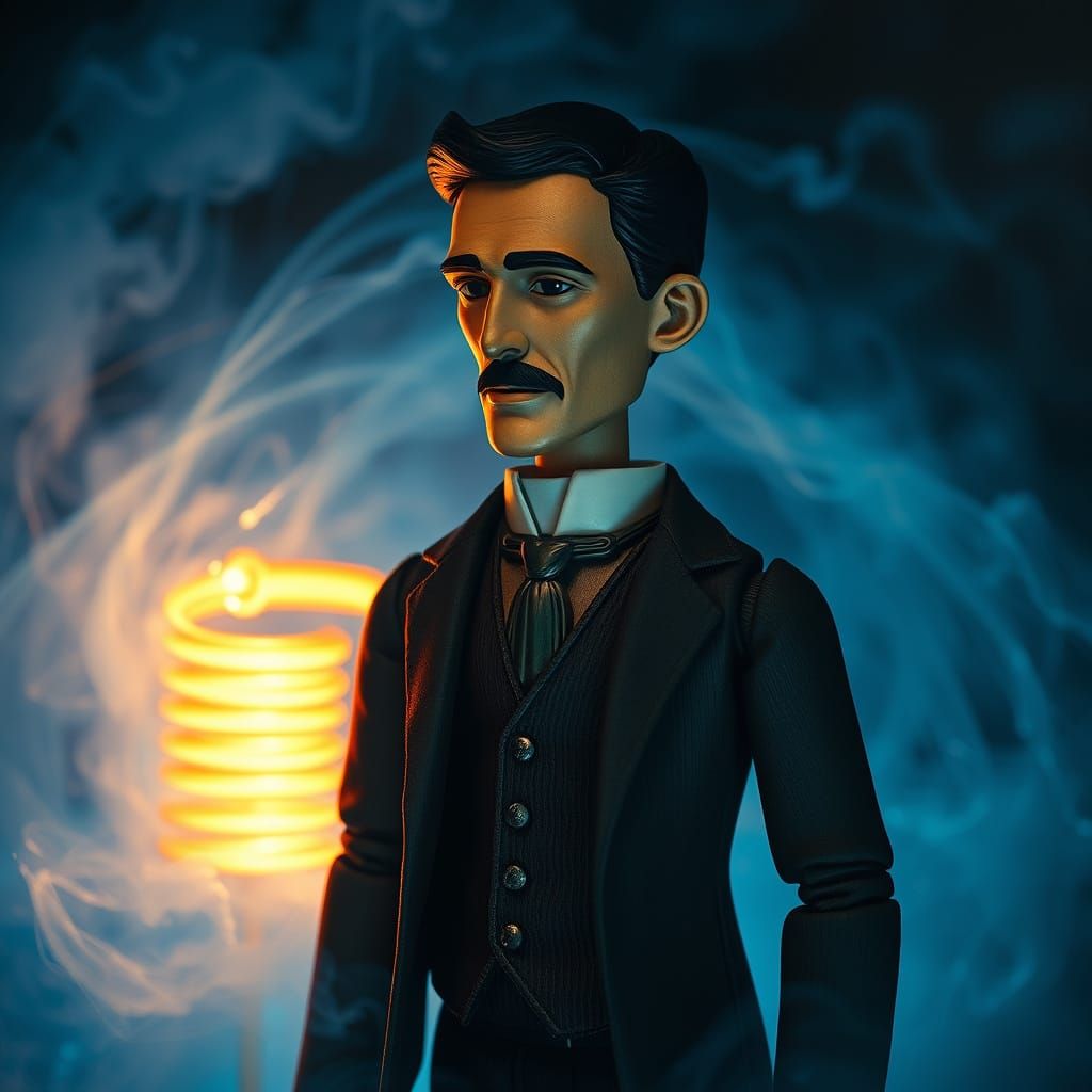 Nicola Tesla Doll
