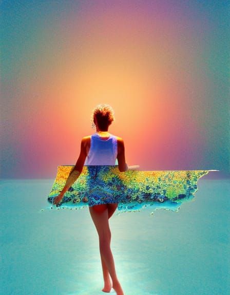 Inspirational Collage Art with Rich Colors