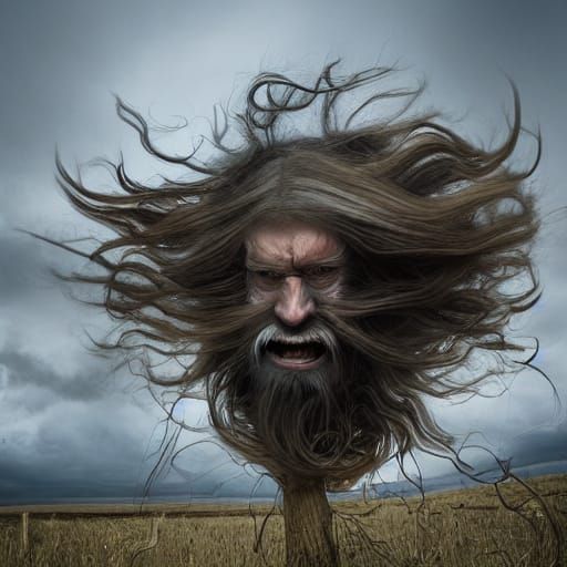 The Hairy Wind God Is Angry