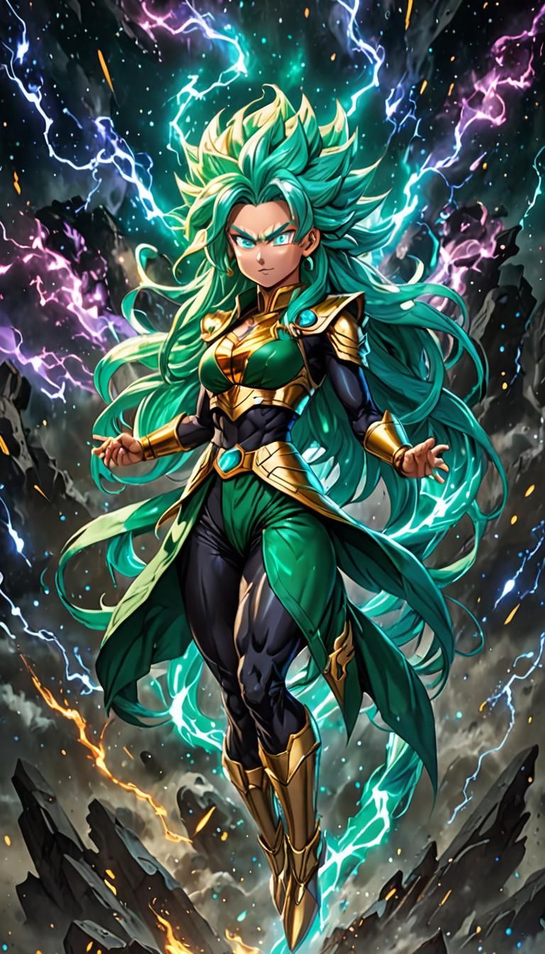 Nebula The Saiyan - True Super Saiyan x Super Saiyan Blue