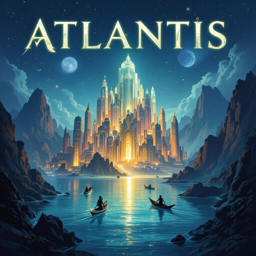 Underwater City of Atlantis in Epic Style
