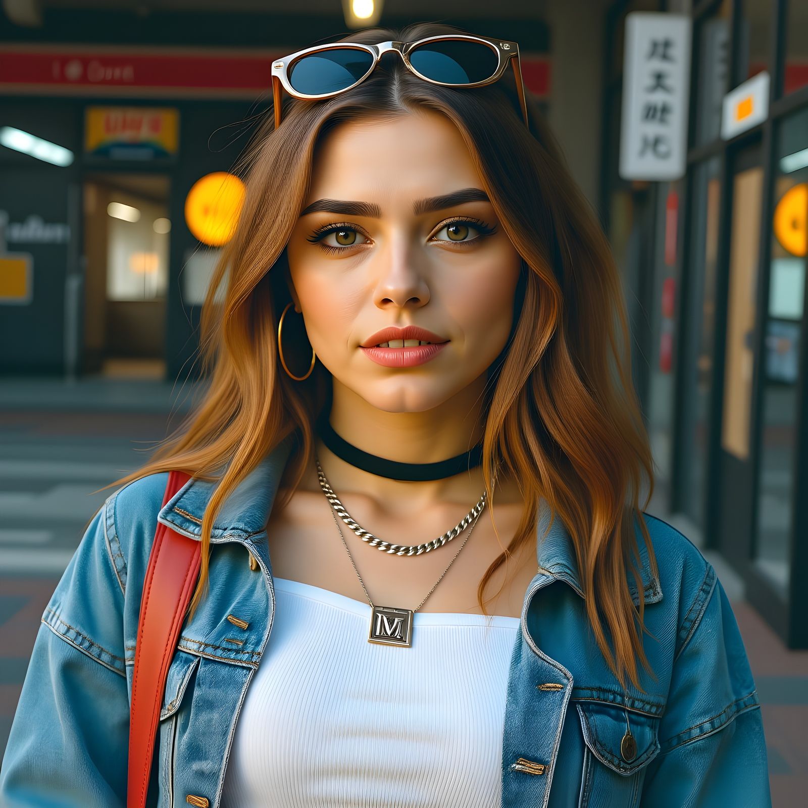 Hyperealistic "Real Life AI Girls" Title Design