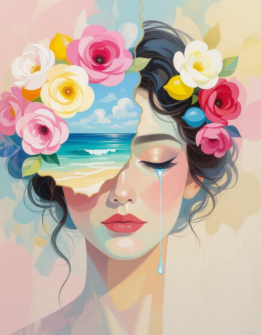 World in a Tear: Metamodern Portal Painting