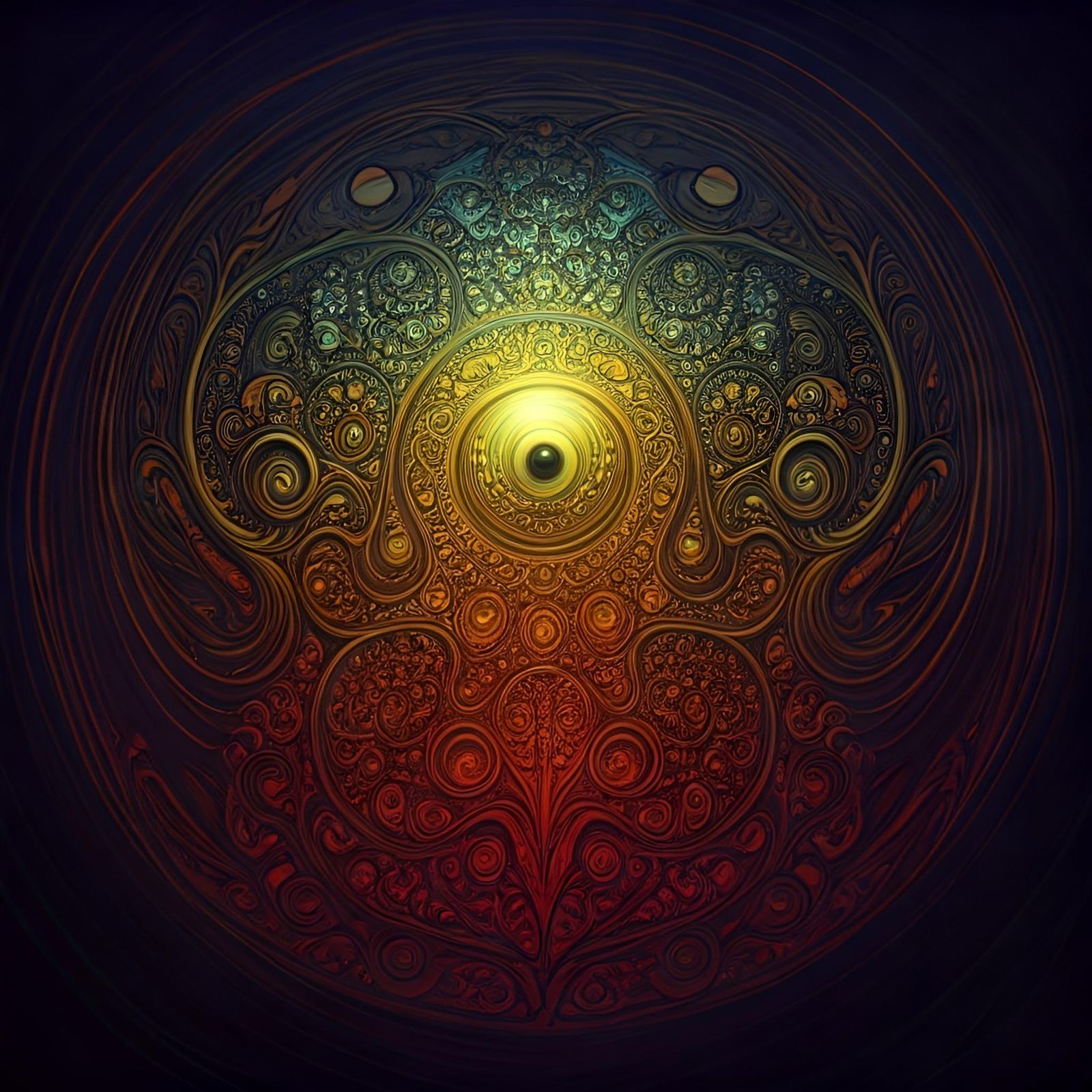 Fantasycore Earth Art in Nouveau Style