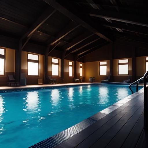 Vast Dark Swimming Pool