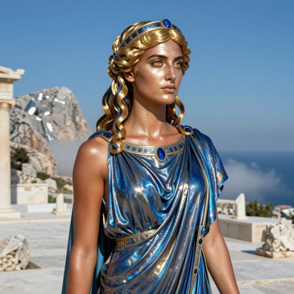 Ancient Greek Woman Portrait: Neaera Perea Basilissa