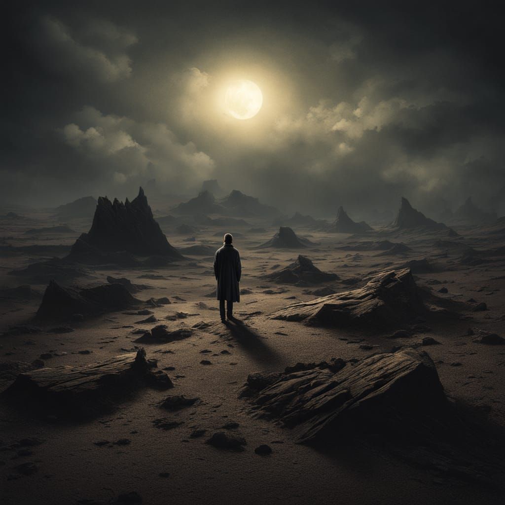 Existential Realization in Surreal Landscape