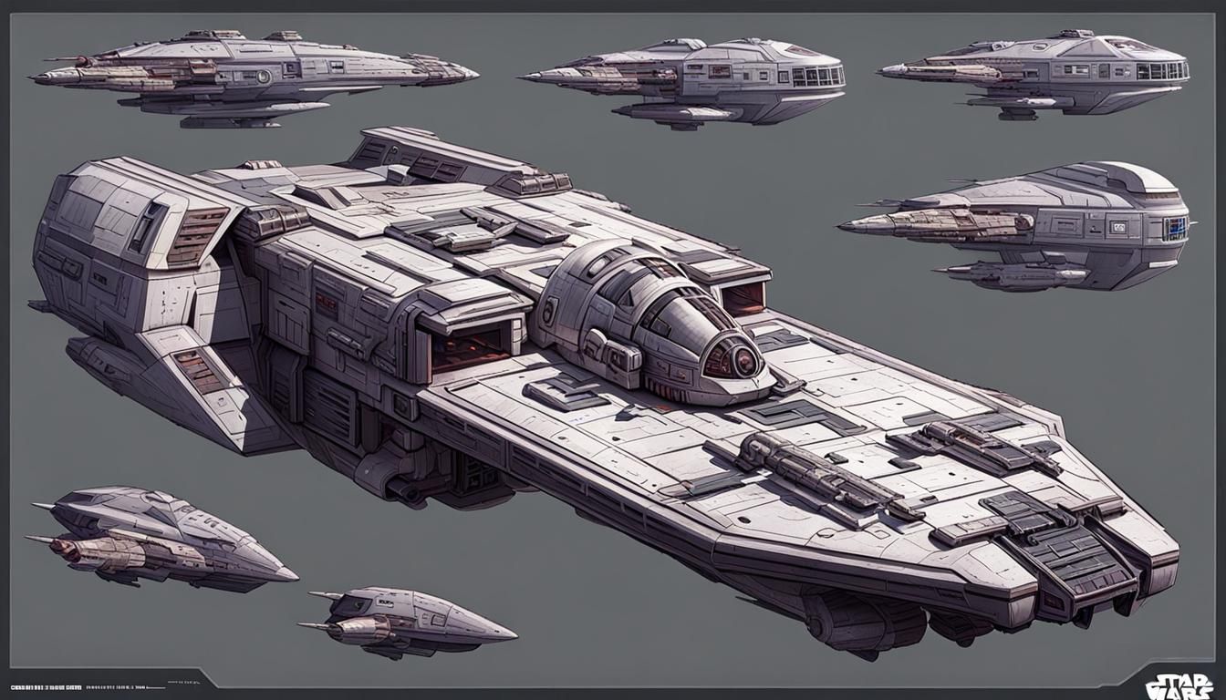 Star Wars Assault Transport Designs in Comic Book Art