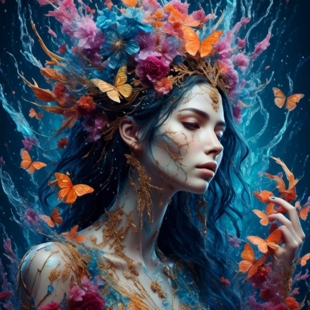 Deadly Female: A Surreal Digital Art Concept