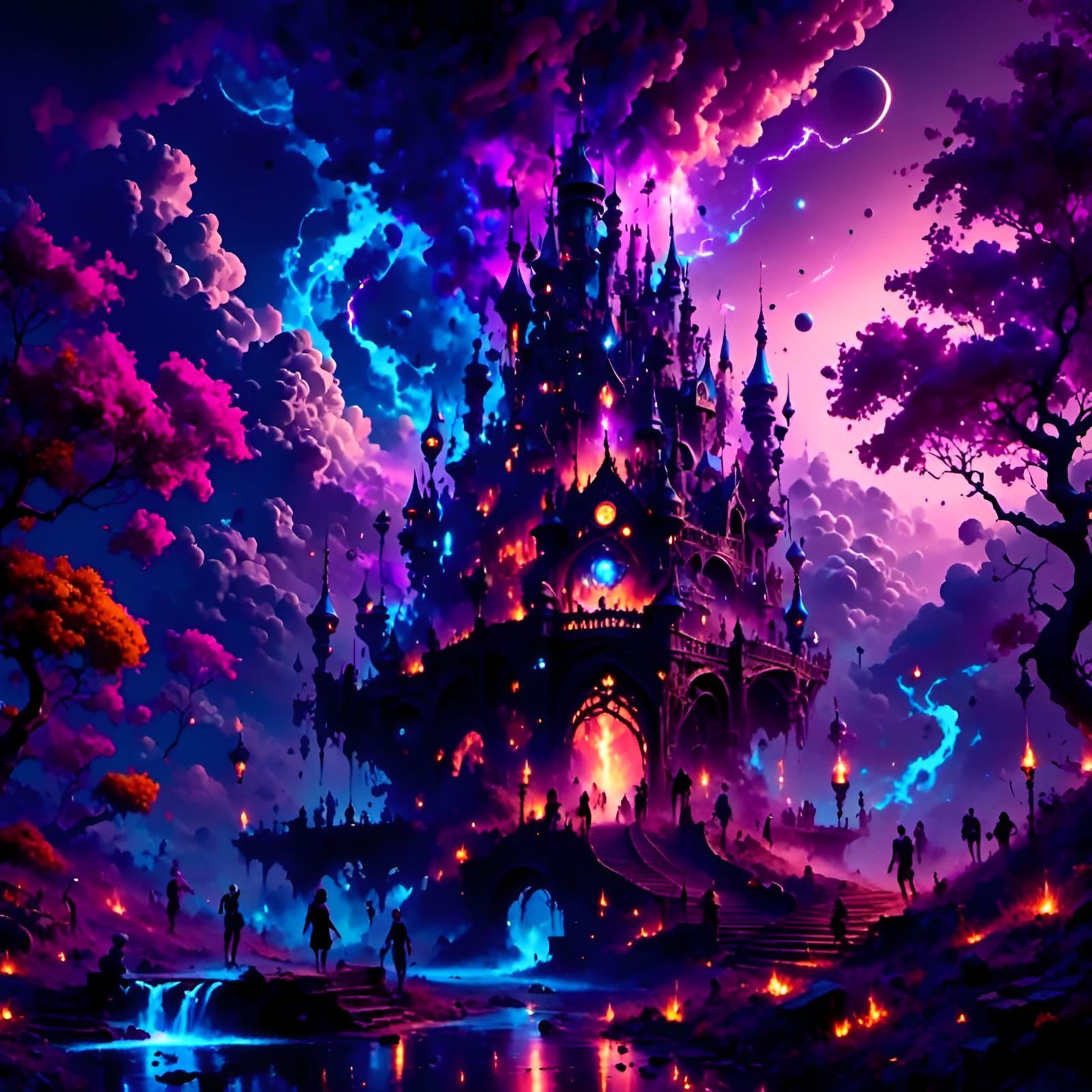 Purple Fantasy LoRA Model Test Image