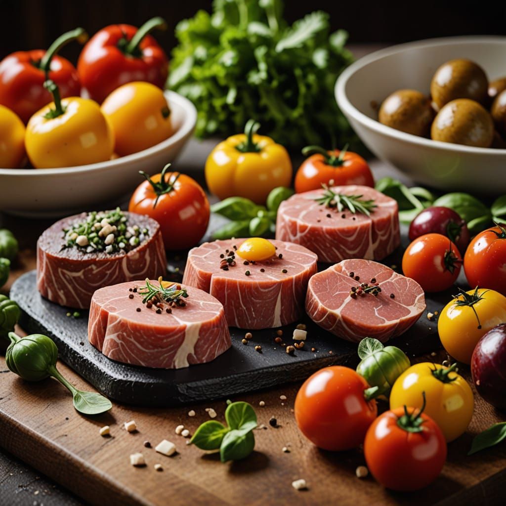 Gourmet Still Life Photography of Fresh Produce