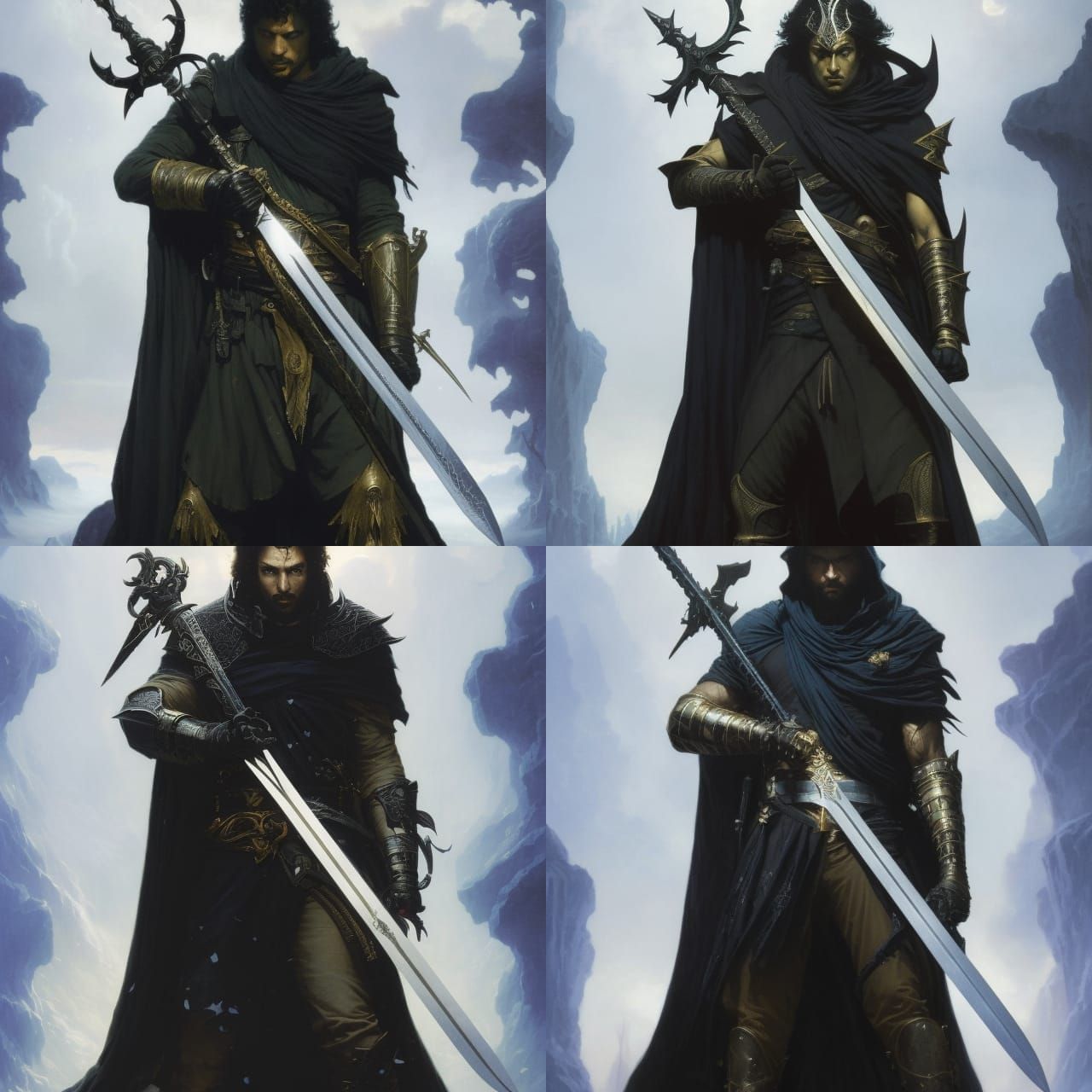 Maliketh: Black Blade in Dark Fantasy Style