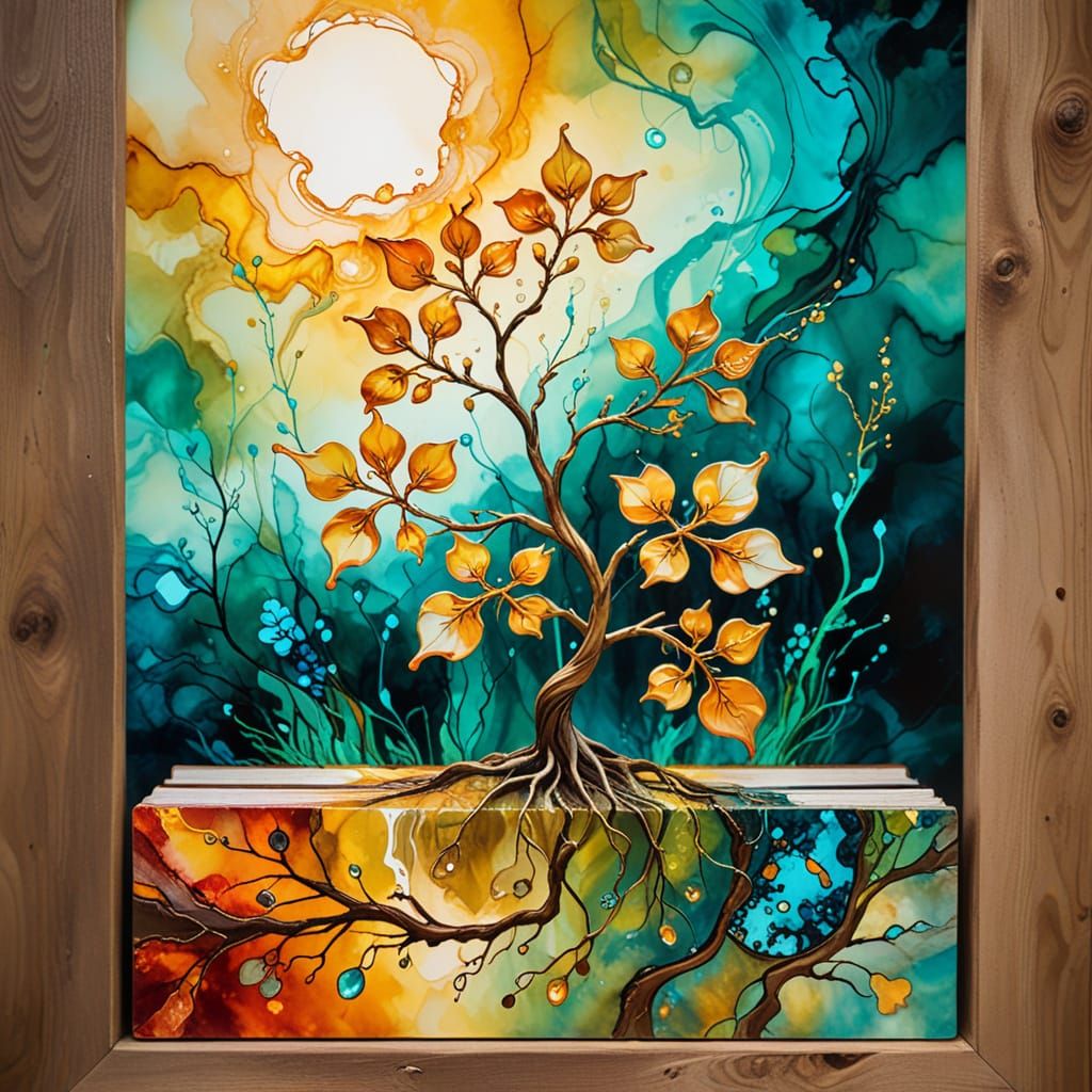 Plants in Hidden Places: Surreal 3D Render