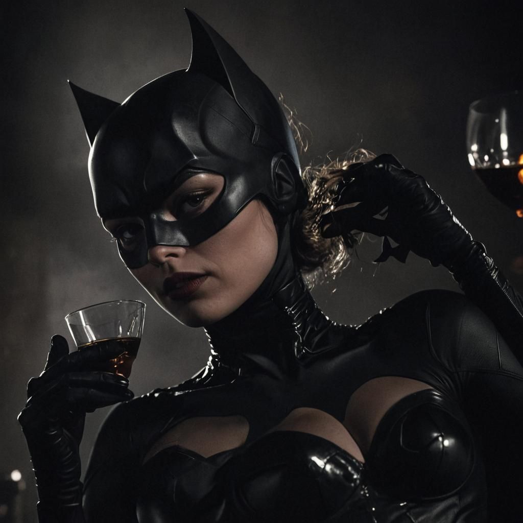 Batman and Catwoman: Dark Knight Film Noir