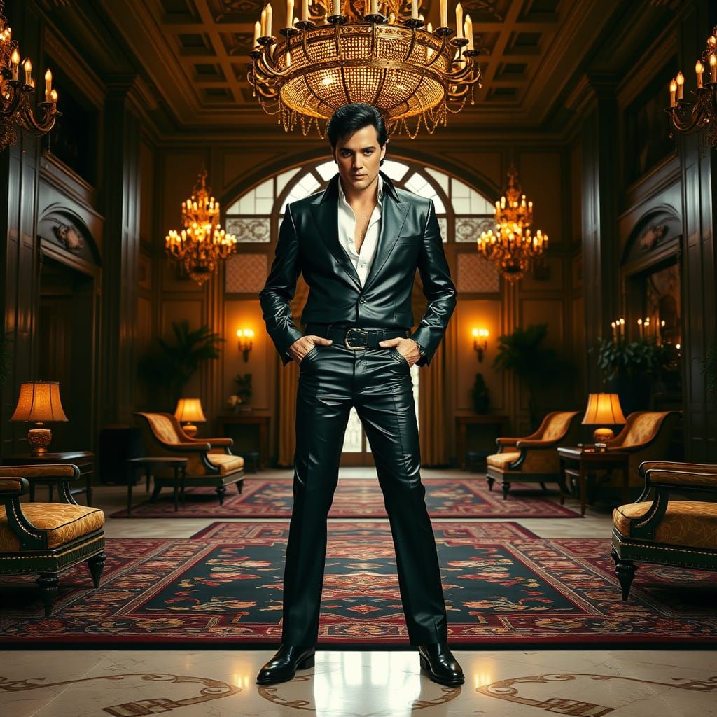 Elvis Presley in Regal Graceland Grandeur