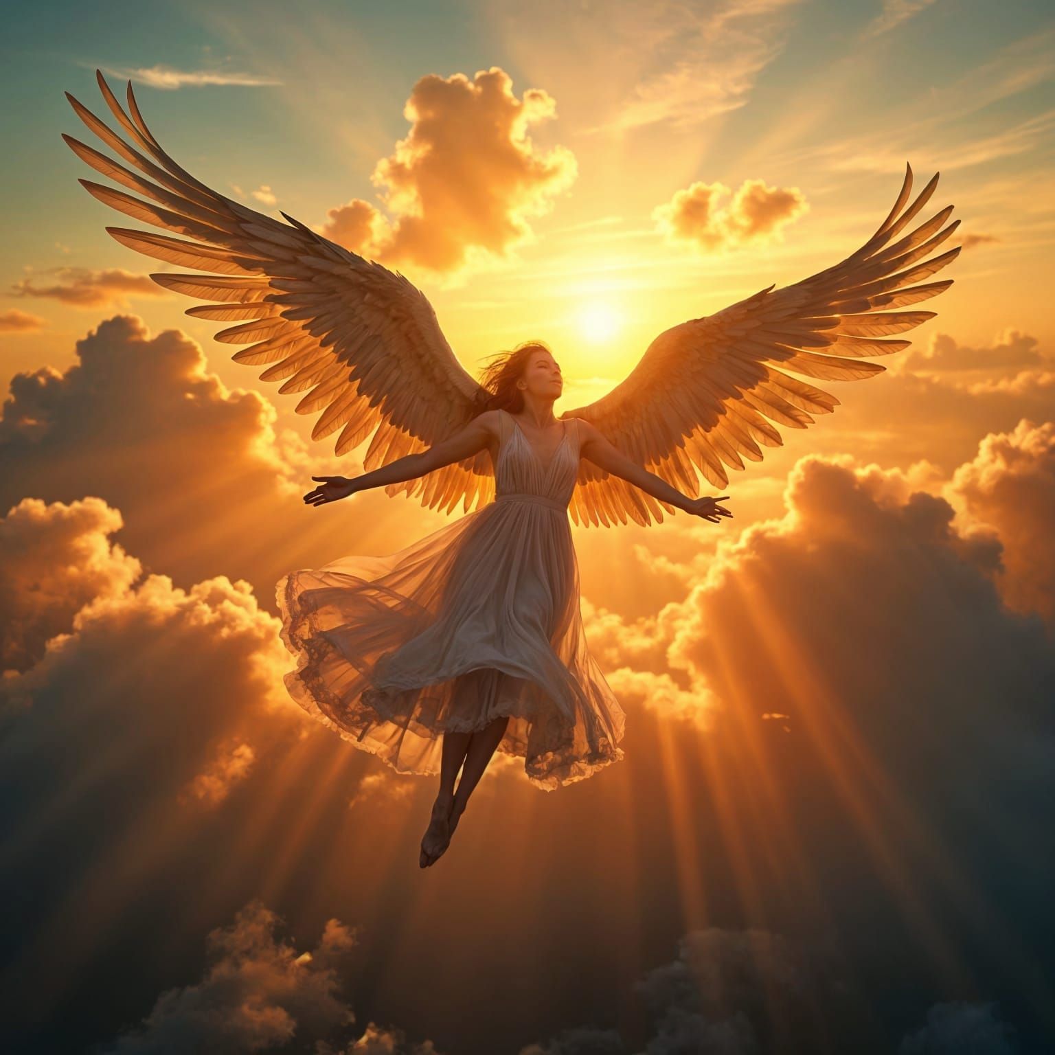 Ethereal Embrace: Capturing Fleeting Joy