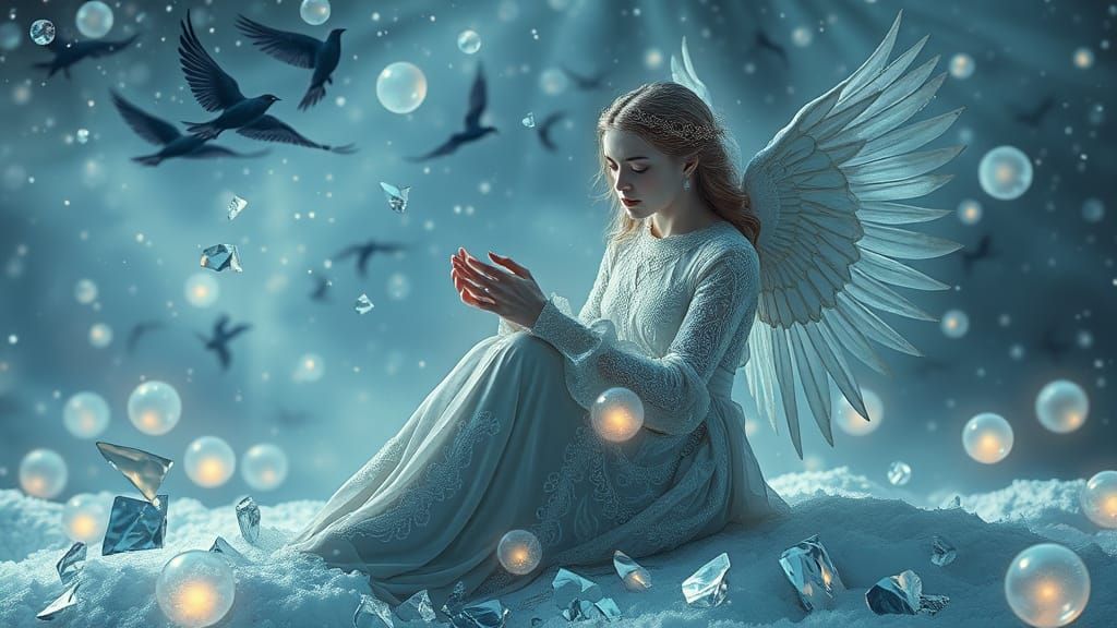 Angel of Winter Kingdom in Shattered Mirror Cosmogony