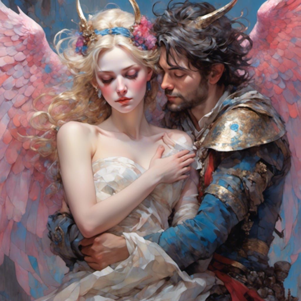 Angel and Devil in Love and Pain