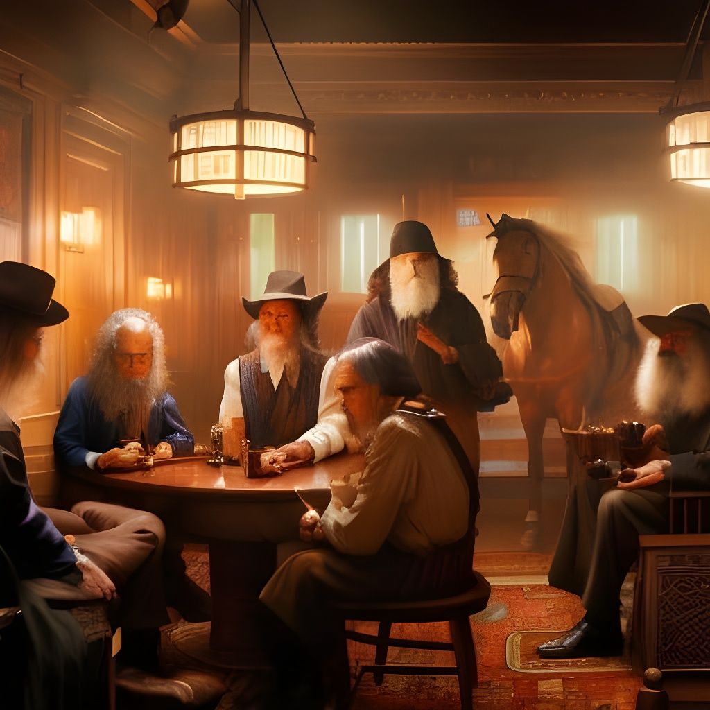 Gandalf's Wild West Poker Game