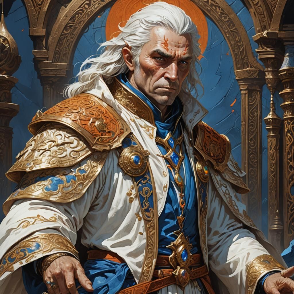 Weary White Mage Burdened by Corrupt Power