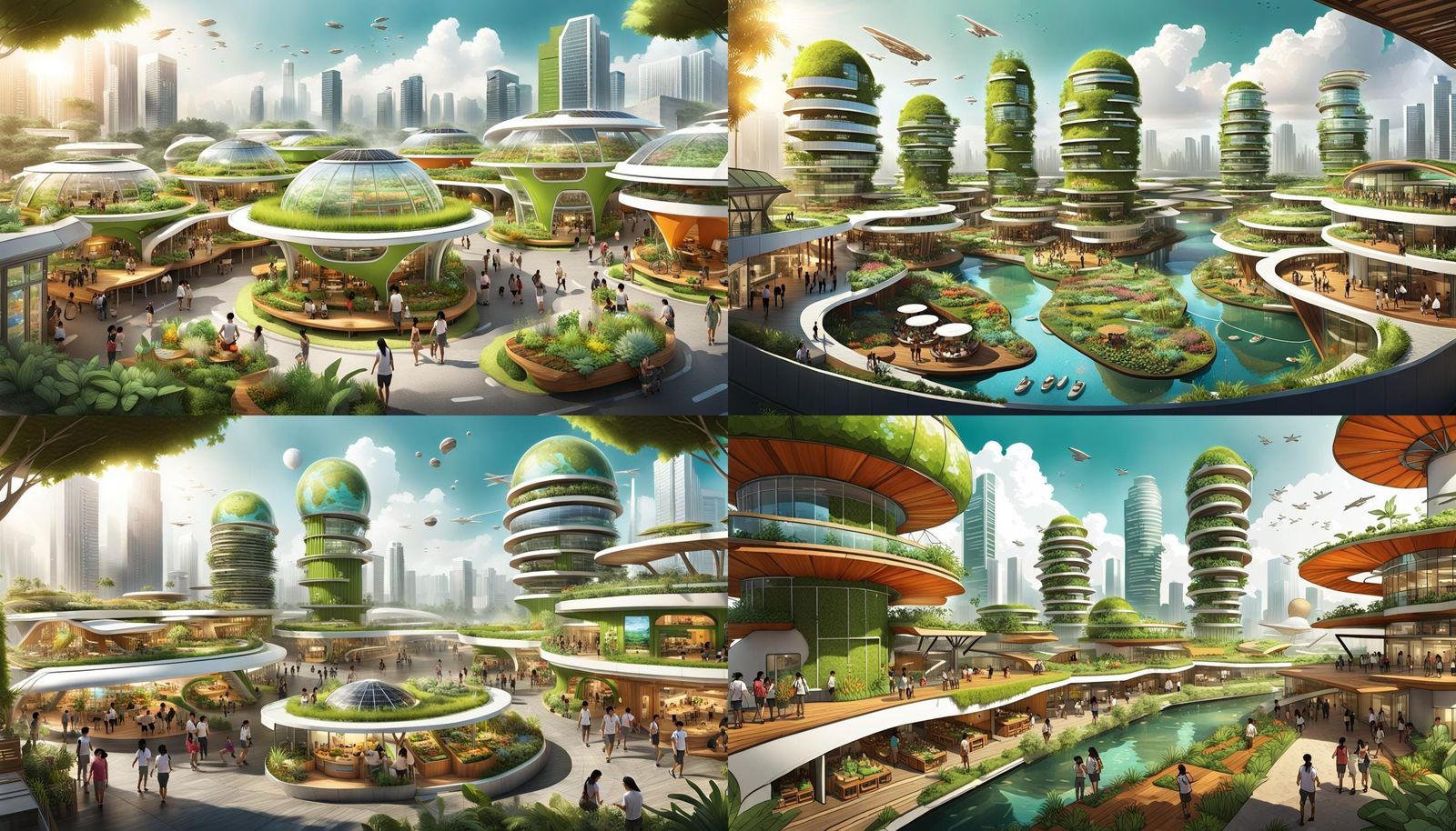 Futuristic Philippine Solarpunk Cityscape: A Humanitopian Vi...