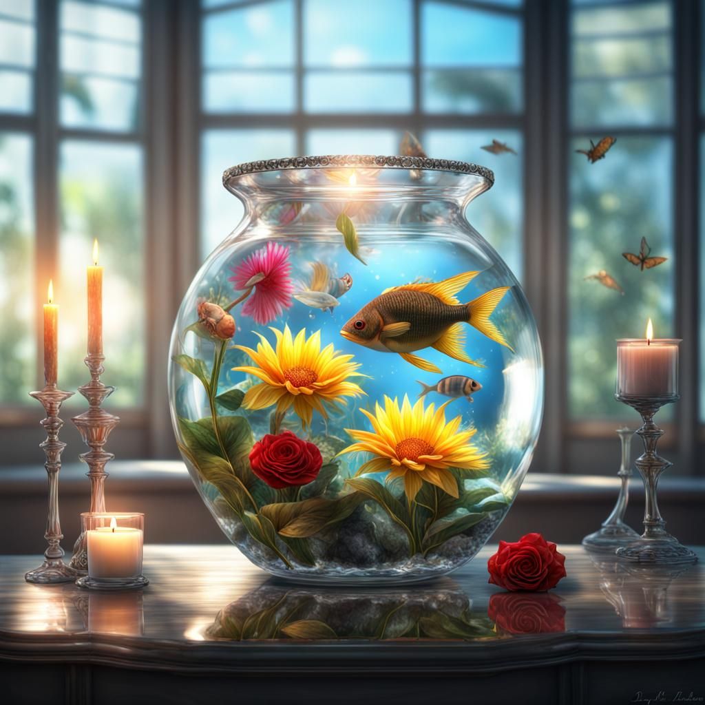 Flower Vase Aquarium
