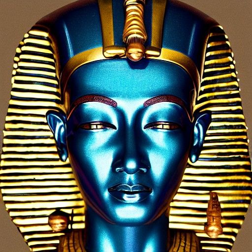 Holographic Cosmic Illustration of Tutankhamen