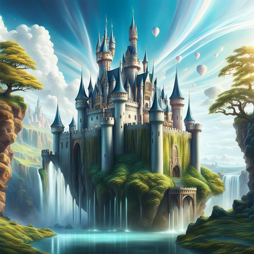 Gravity-defying castle