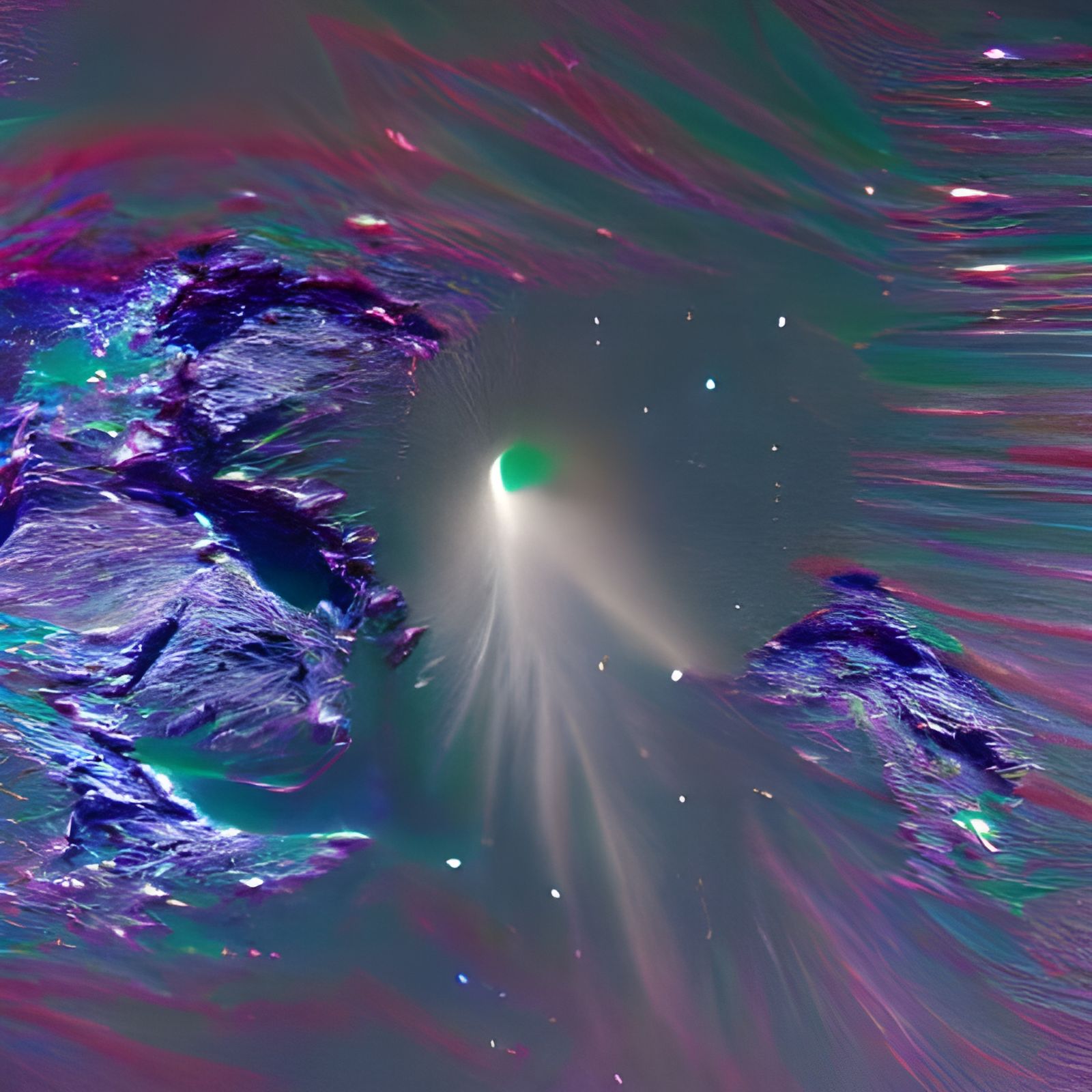 Spectacular Comet Display in High Resolution