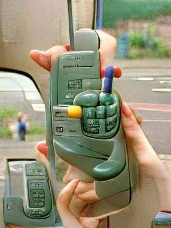 Vintage 90s Mobile Phone Design