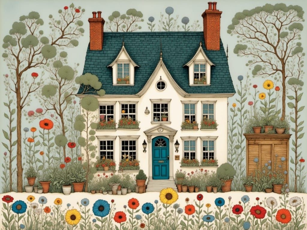 Intricately Detailed Cozy Home Interior