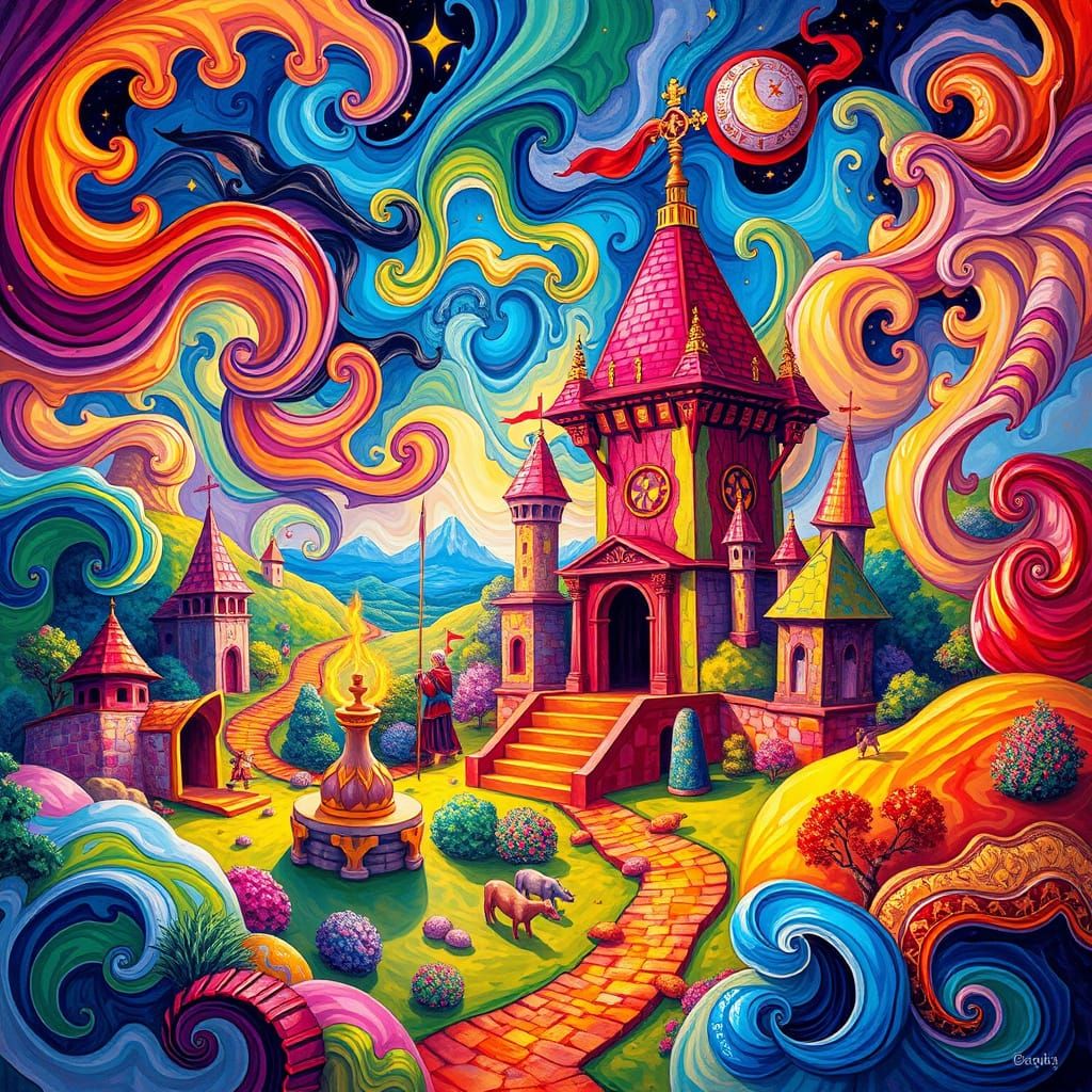 Biblical Epic in Vibrant Candyland Colors