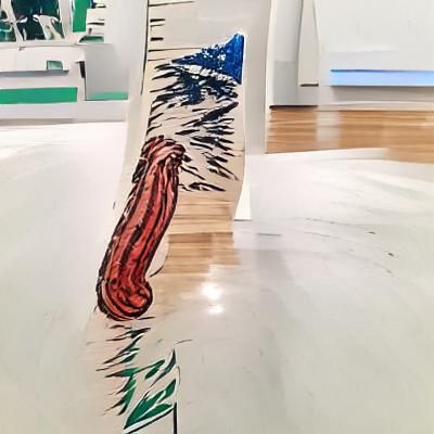 Phallic Art in Raymond Pettibon Style