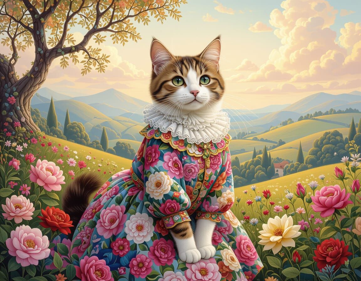 Fantasy Cat Portrait