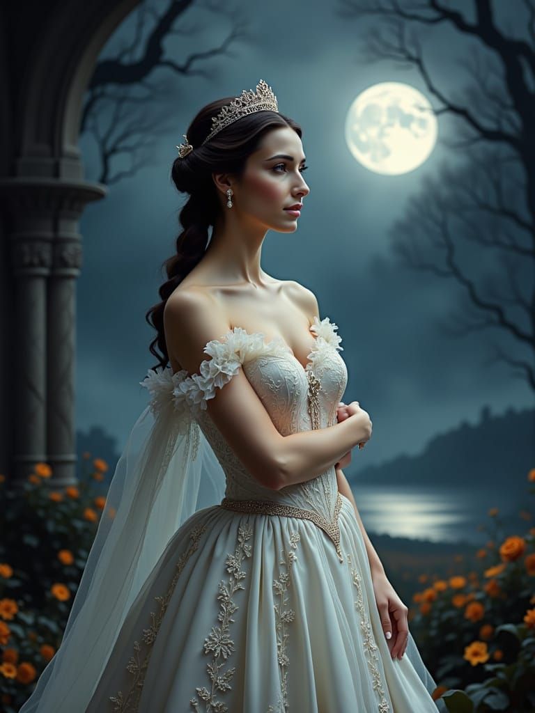 Radiant Moon Princess in Regency Gown