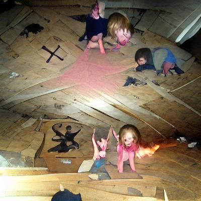 Children Summoning Satan in Dusty Attic